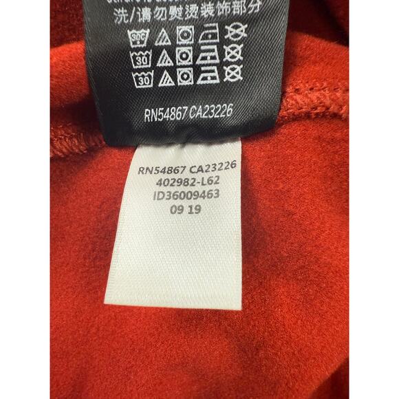 PINK Victoria’s Secret Cozy Leggings S Red High Rise Logo Print Lounge Pants - Picture 3 of 10